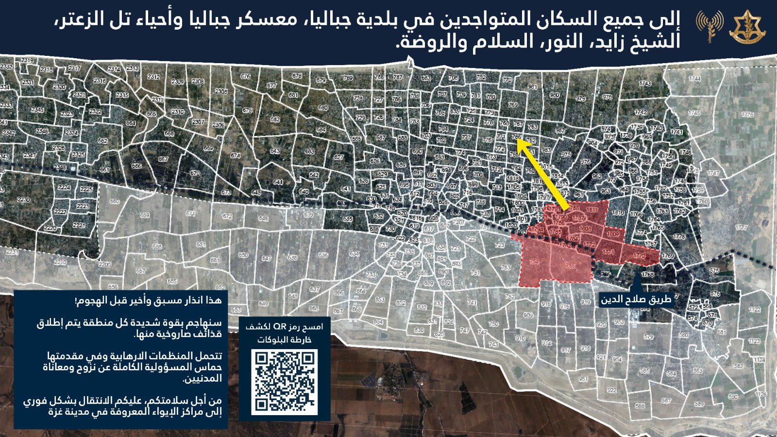 IDF forced displacement map