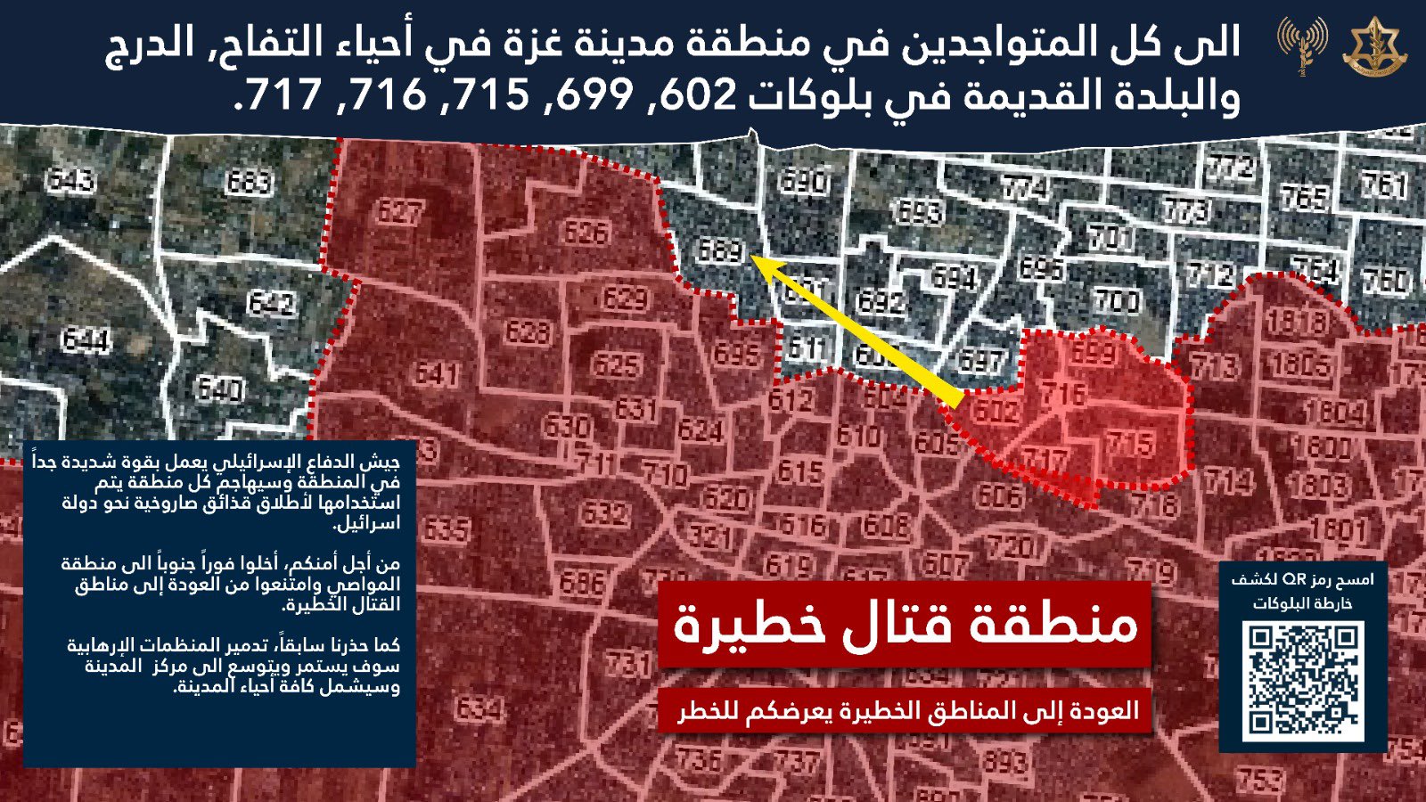 IDF forced displacement map