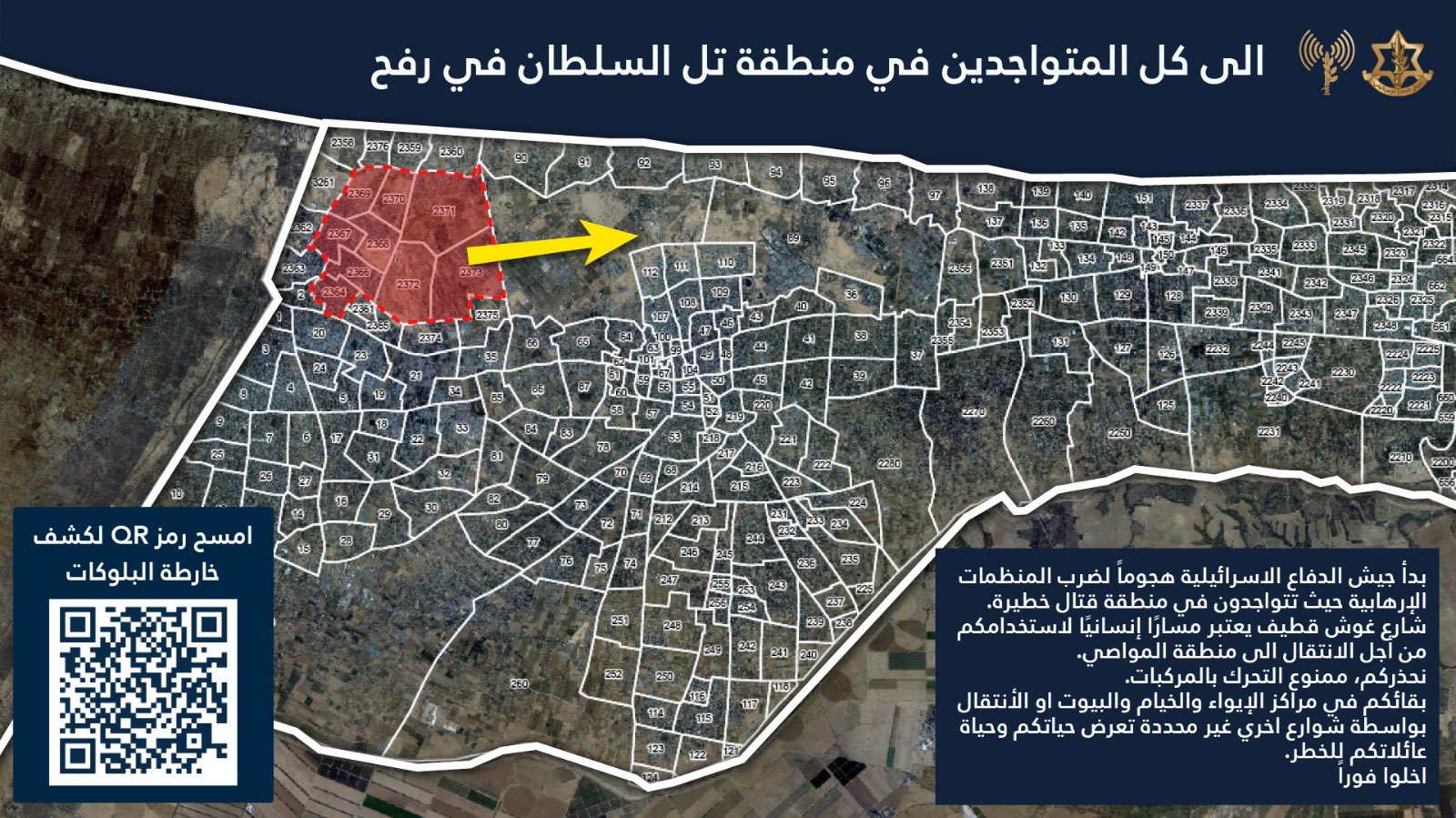 IDF forced displacement map
