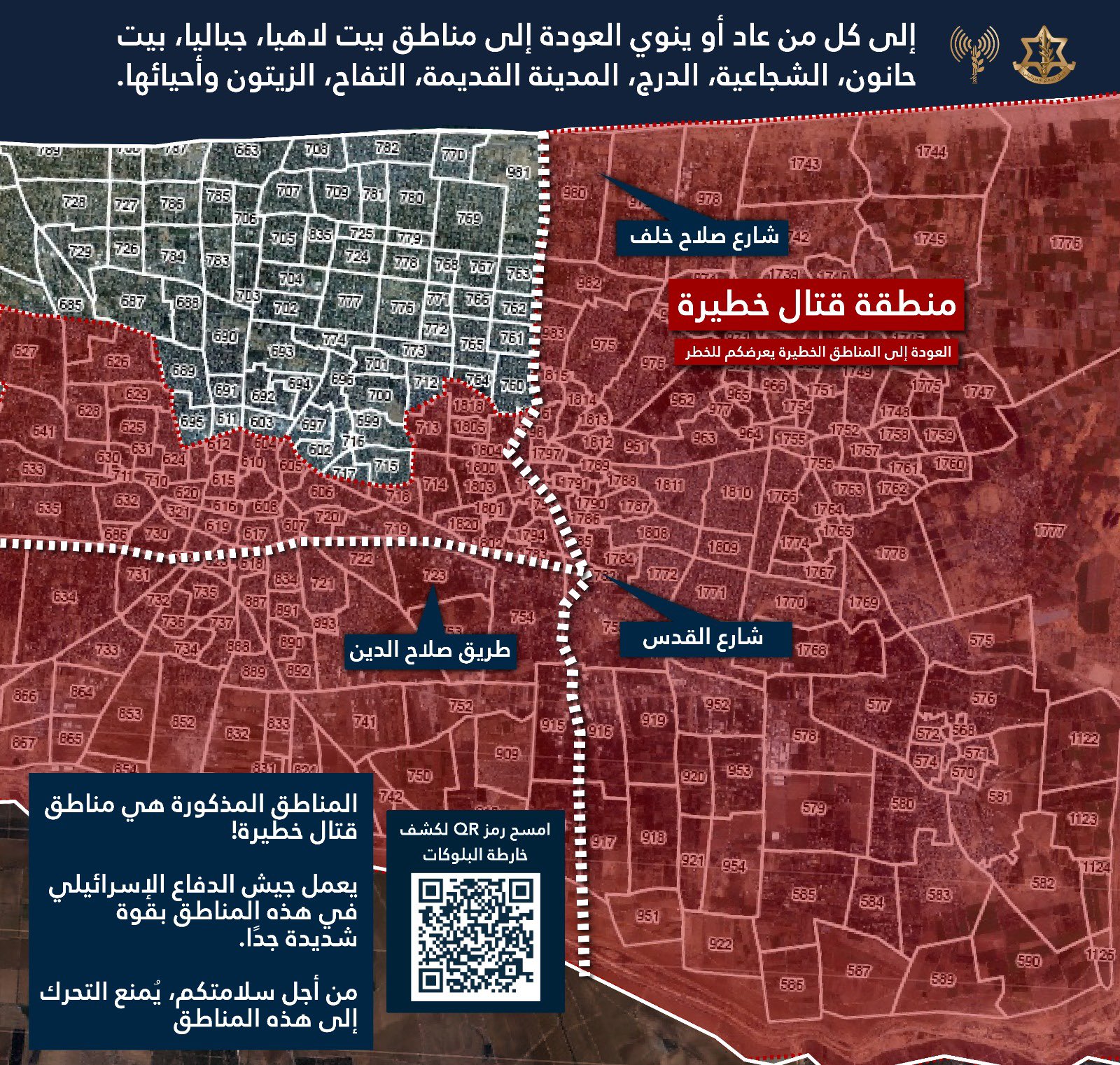 IDF forced displacement map