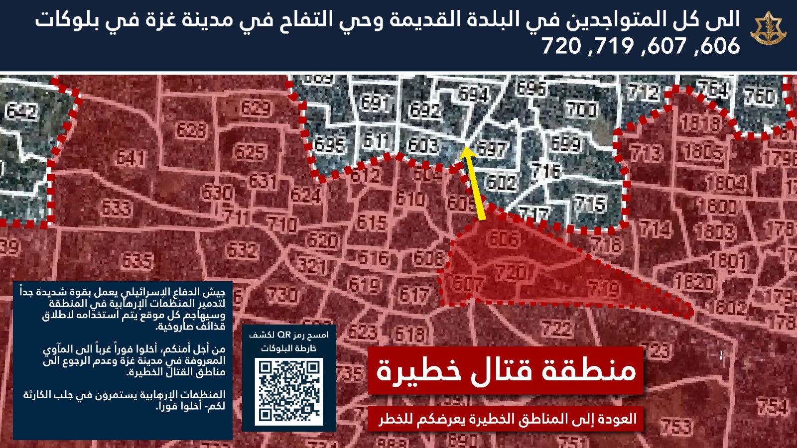 IDF forced displacement map