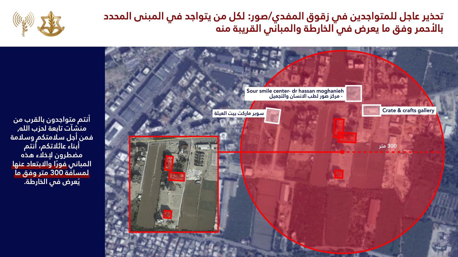 IDF forced displacement map