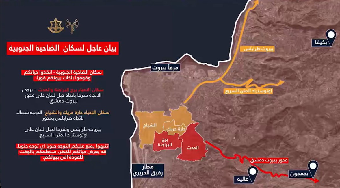 IDF forced displacement map